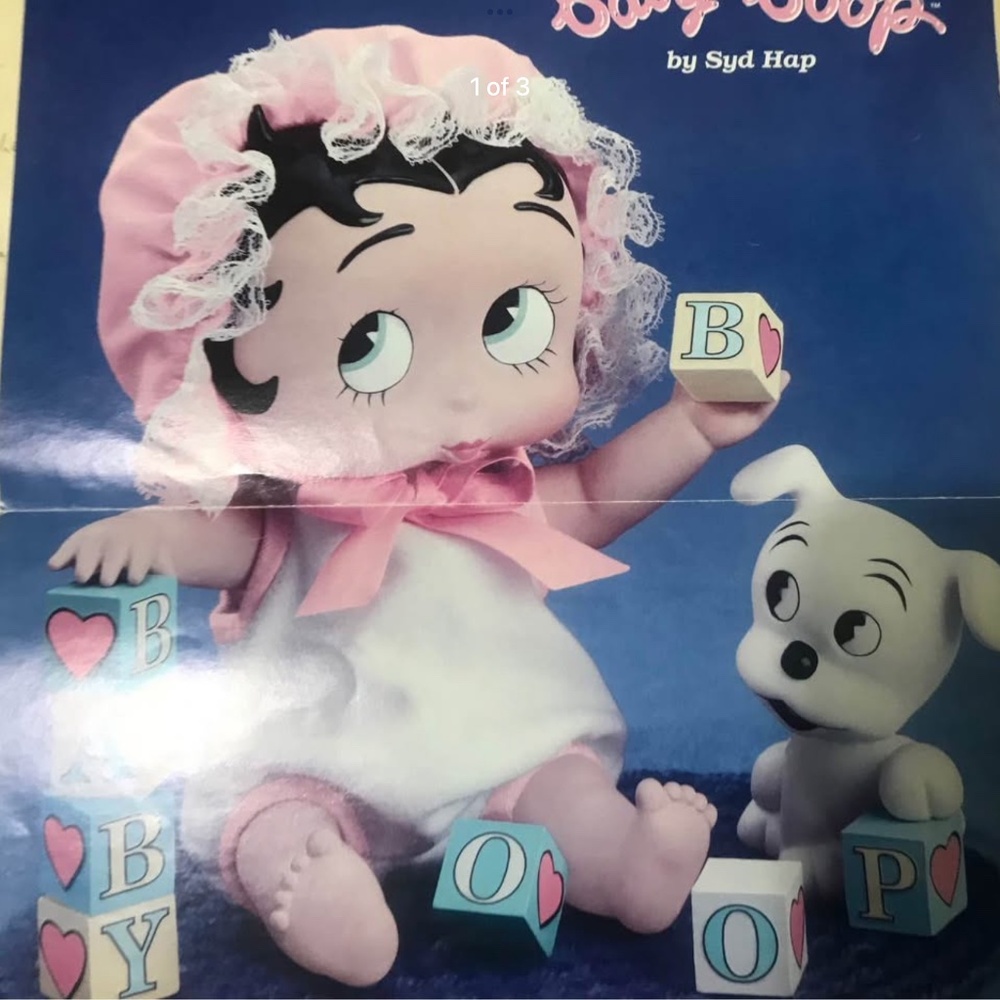 Betty Boop Baby Boop Porcelain Doll “B Is For Boop” 1997